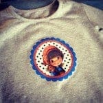 Strijkapplicatie Ikke design