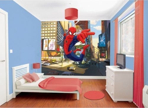spiderman behang