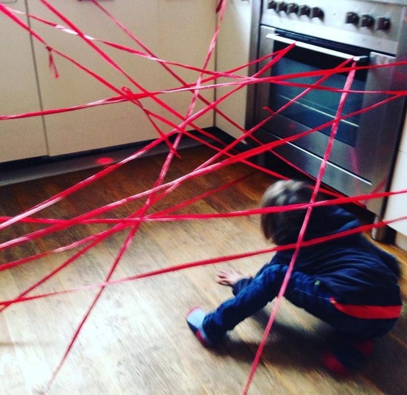 laser parcours binnen