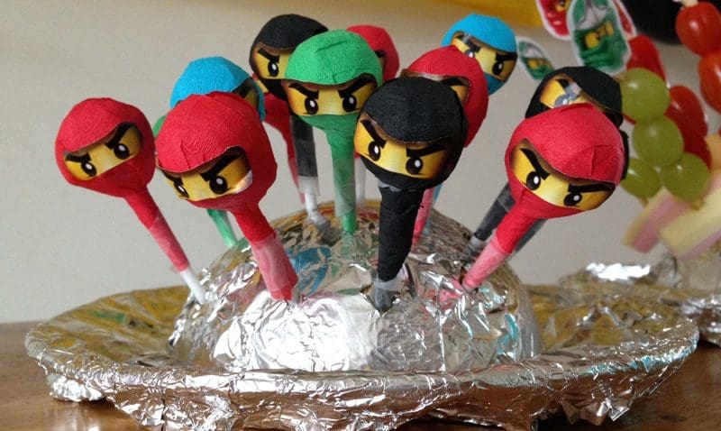ninja lollys Ninjago feestje