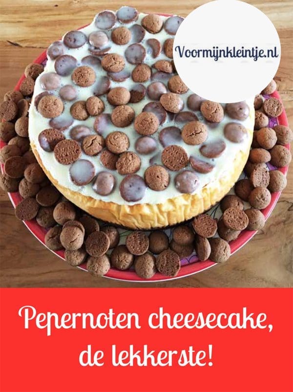 Pepernoten cheesecake - dit is de lekkerste