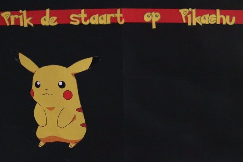 pikachu spel pokemon feestje