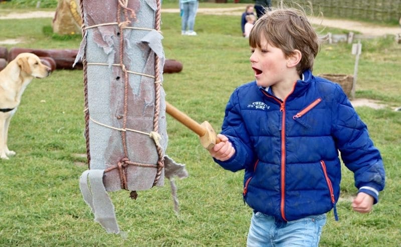 Hij heeft al aardig wat Vikingen skills geleerd