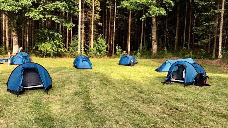 kamperen in zweden