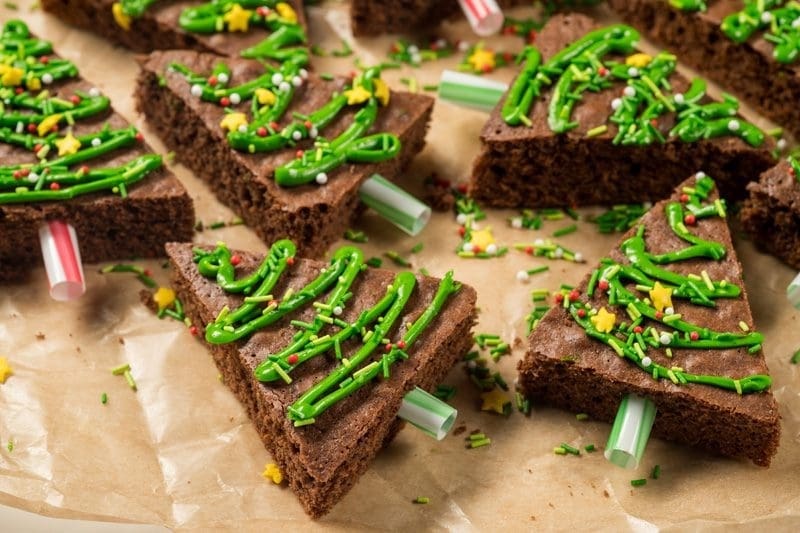 kerstdiner school brownie