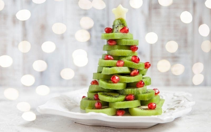 kerstdiner school fruit