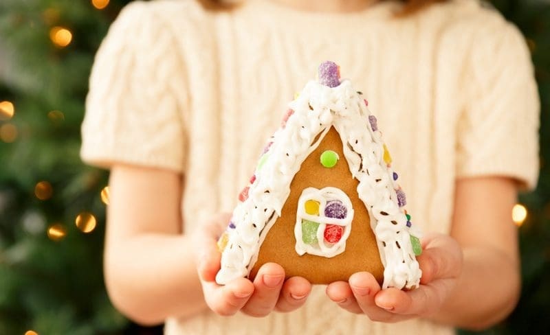 kerstdiner school huisje