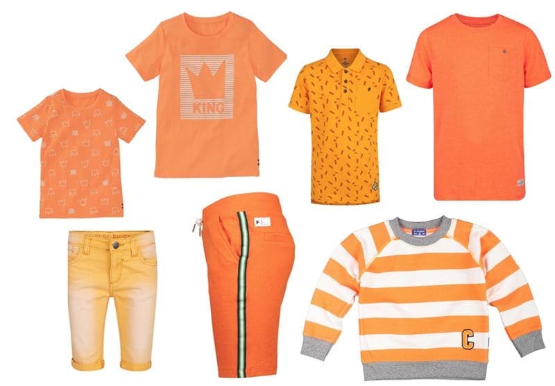 oranje kleding jongens