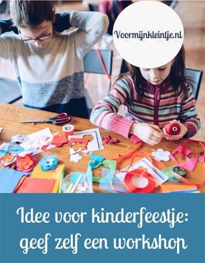 kinderfeestje workshop thuis
