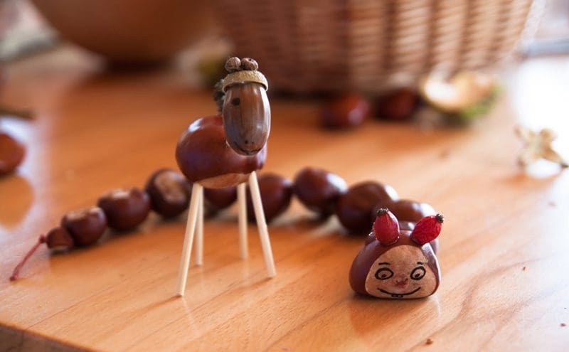kastanjes knutselen