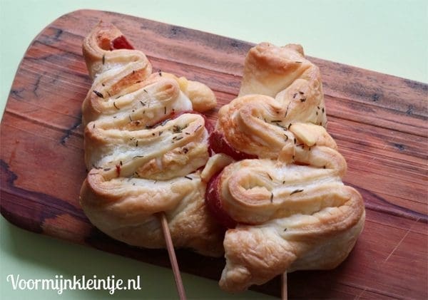 kersthapje boom bladerdeeg
