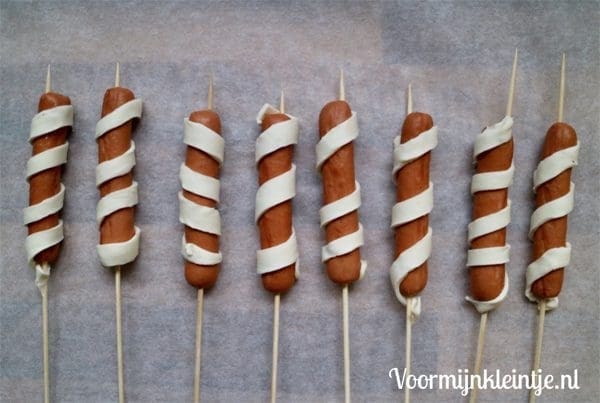 kersthapje knakworst maken