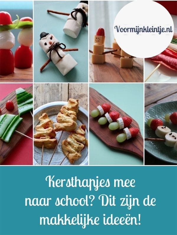 kersthapjes school makkelijke ideeen