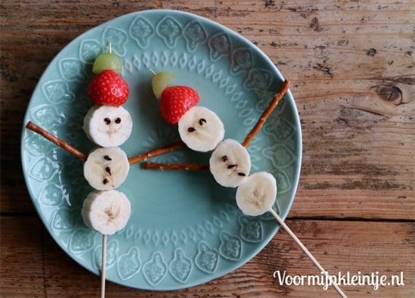 sneewpopje banaan kerst