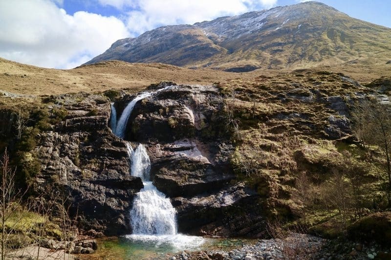 waterval glen coe schotland