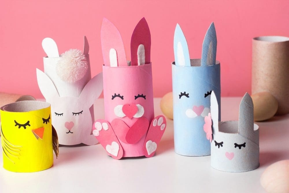 eierdopjes knutselen