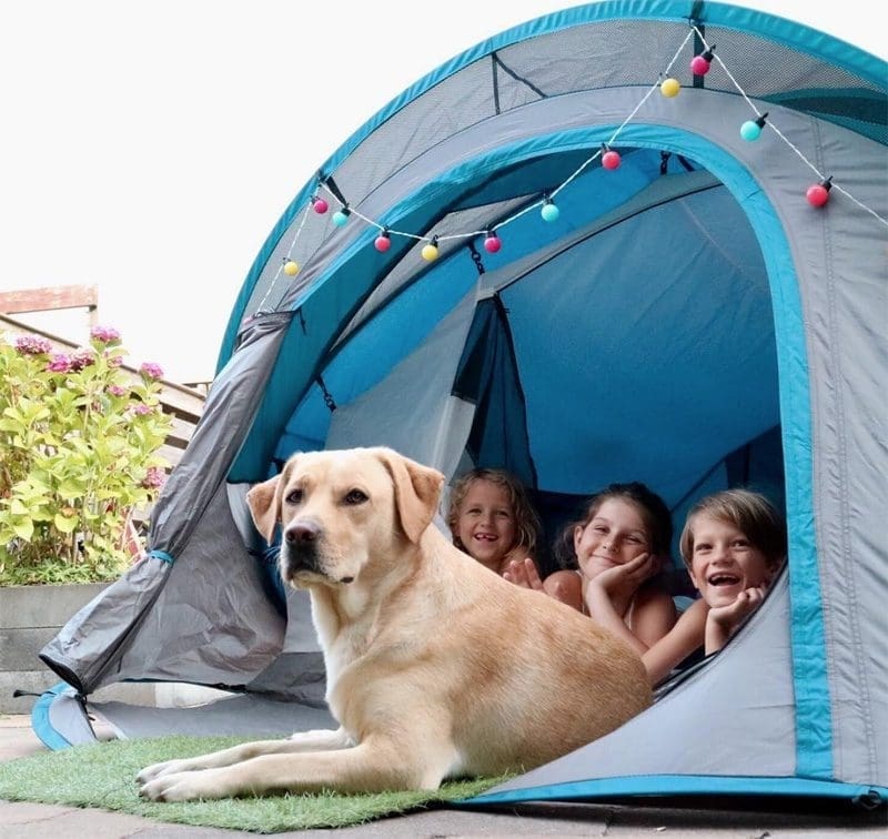 vakantie kamperen thuis