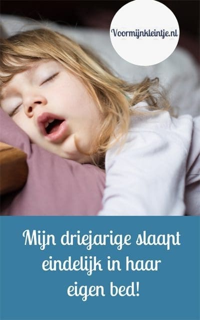 driejarige eigen bed