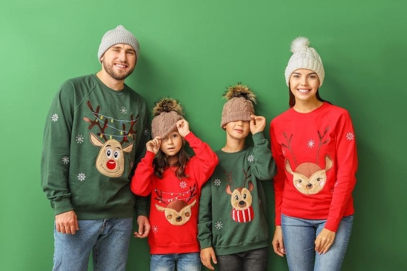 foute kersttrui kind