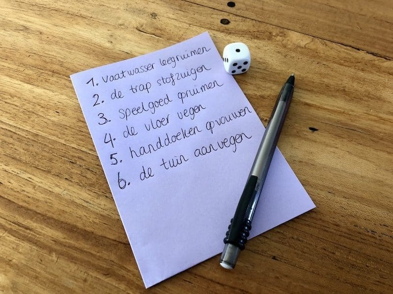 opruim spelletjes dobbelsteen