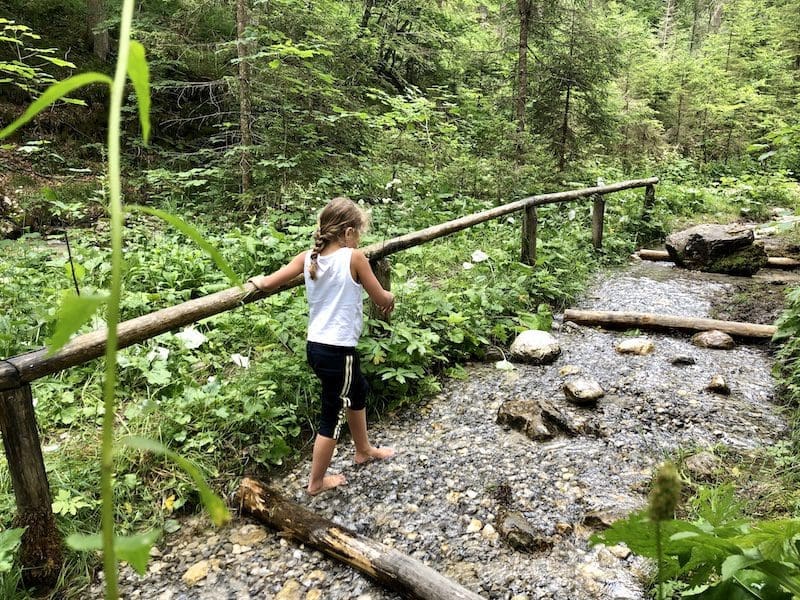 Ehrwald Wassererlebnisweg zugspitze kindvriendelijke wandeling