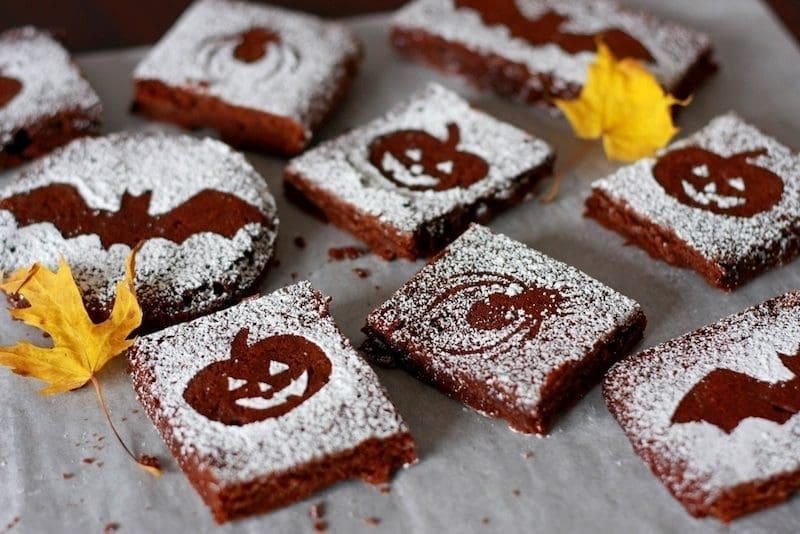 halloween hapje brownie