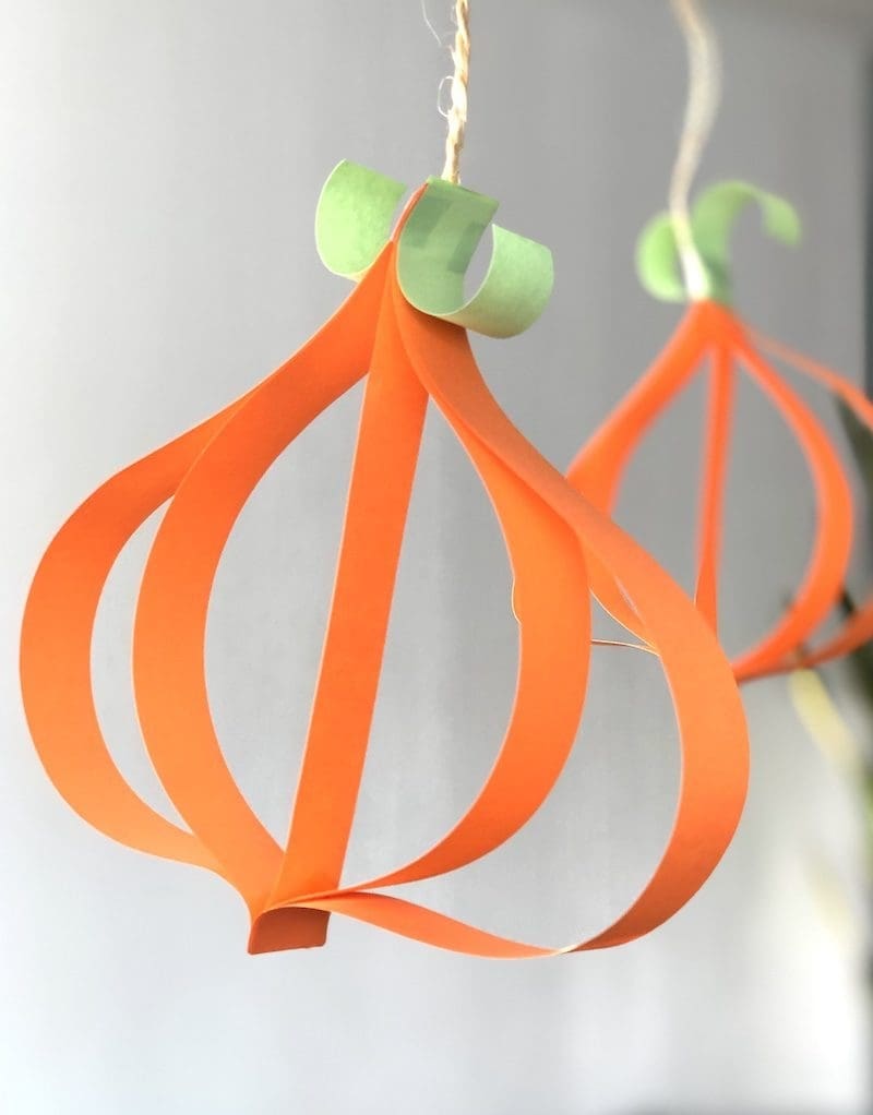 herfst knutselen pompoen