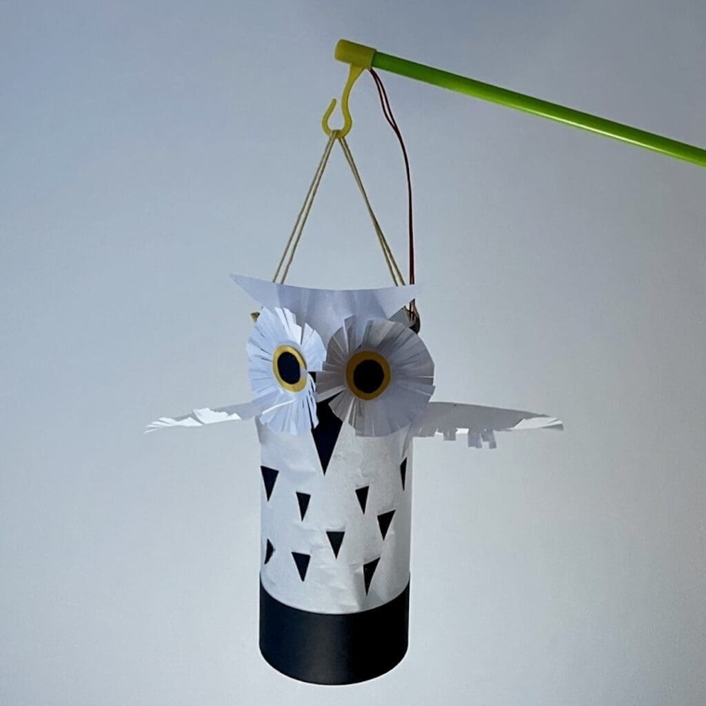 lampion knutselen uil