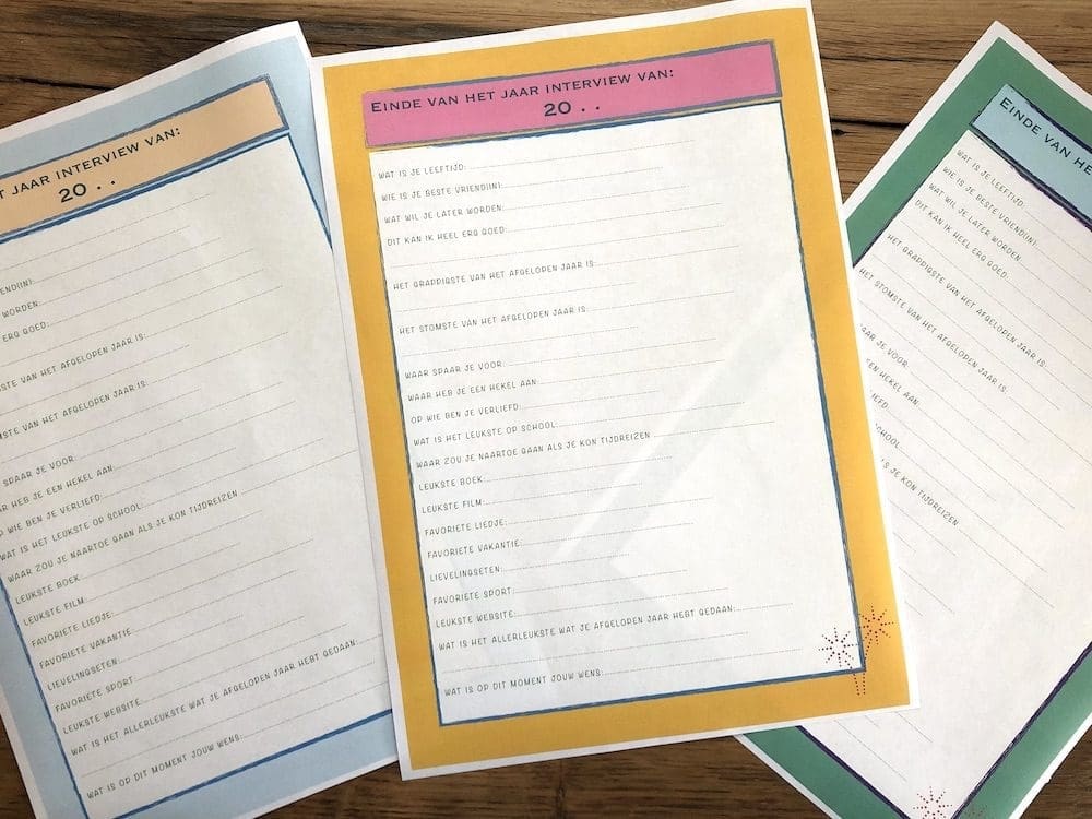 interview vragen kind