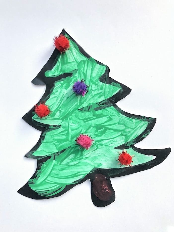 peuter kerst knutselen