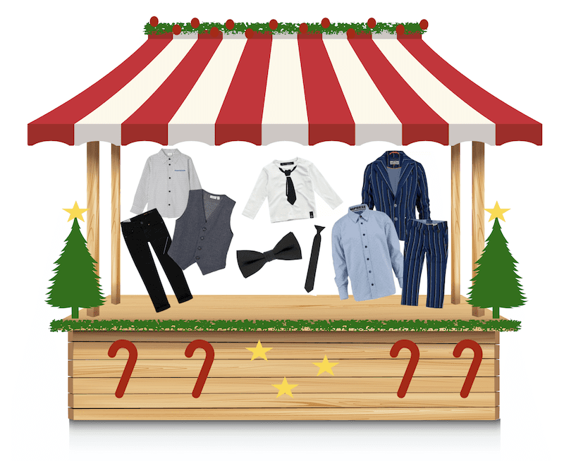 online kerstmarkt feestoutfit