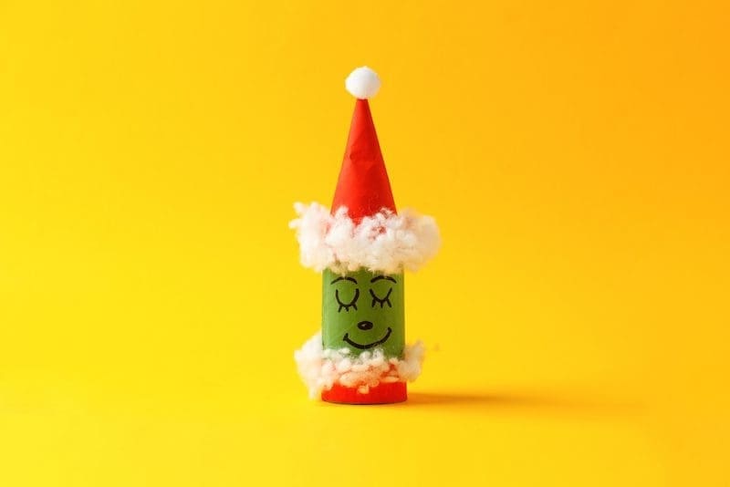 kerst knutselen wc rol