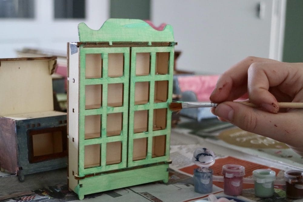 meubeltjes knutselen