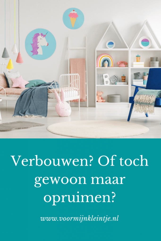 opruimen verbouwen