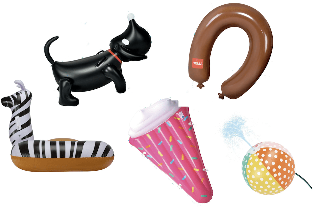 opblaasfiguren water