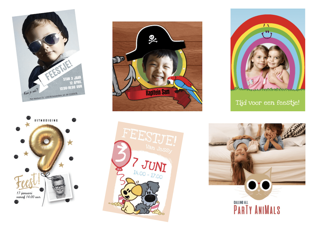 verjaardagfeestje uitnodiging