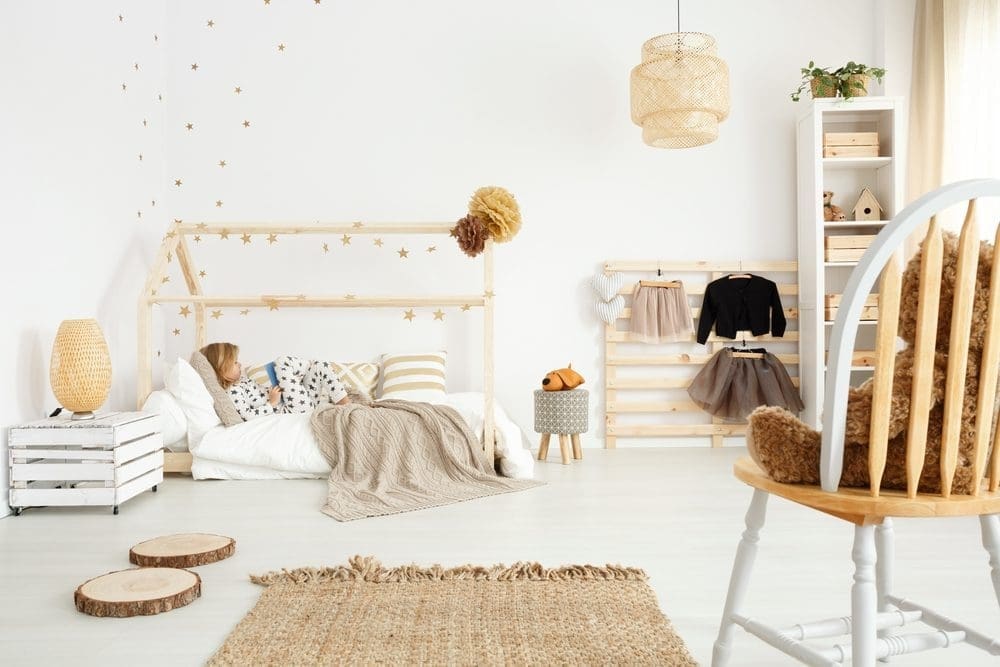 witte neutrale kinderkamer