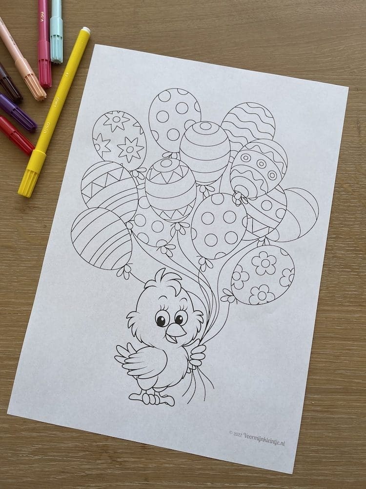 kleurplaten voor Pasen