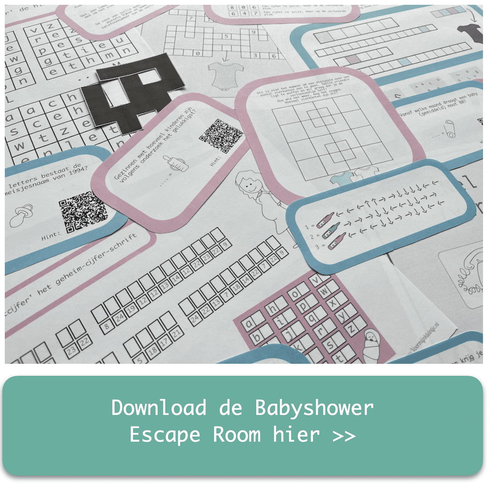 originele babyshower