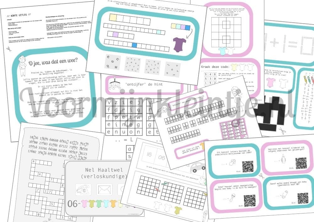 babyshower escape room