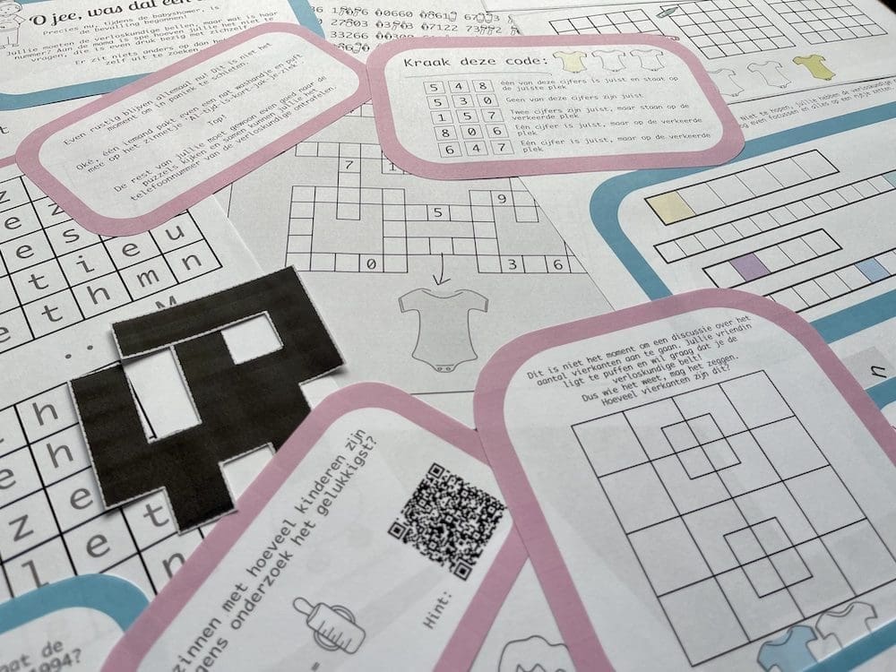 escape room babyshower