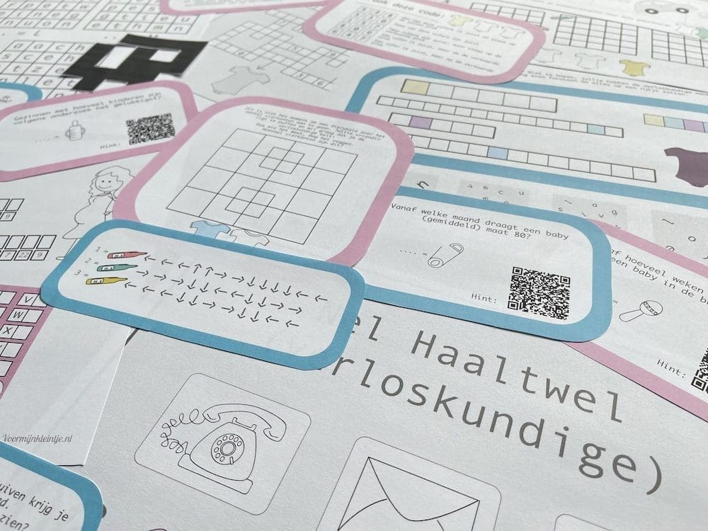 escape room babyshower