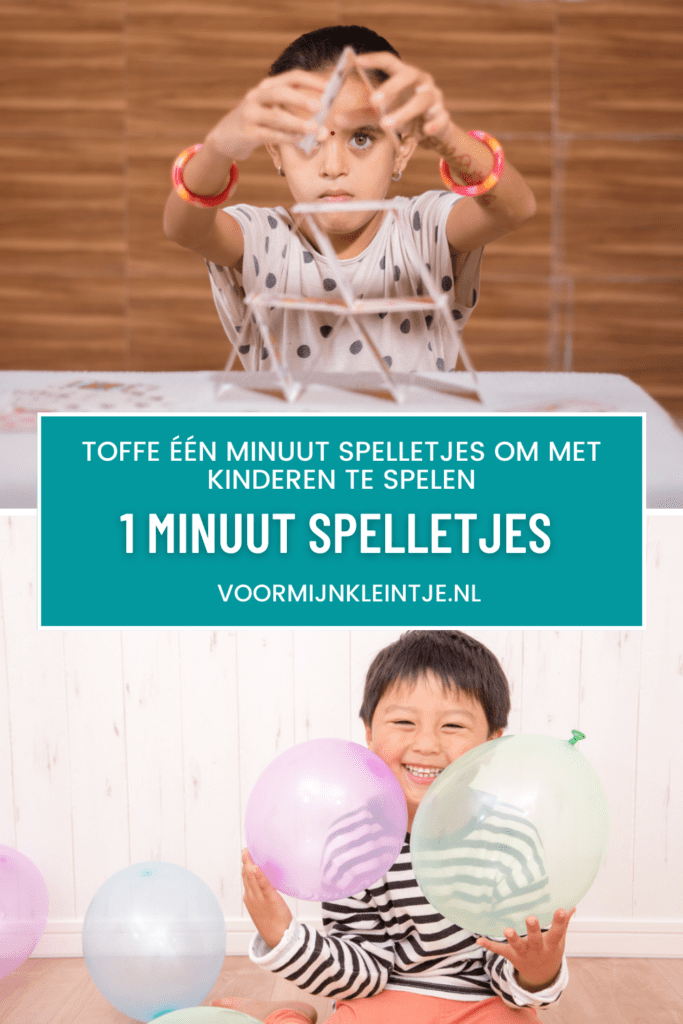 een minuut spelletjes gezin
