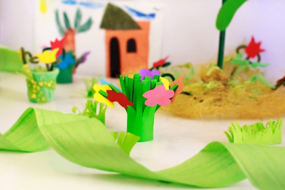 lente knutsel bloemen