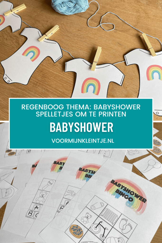 regenboog thema babyshower