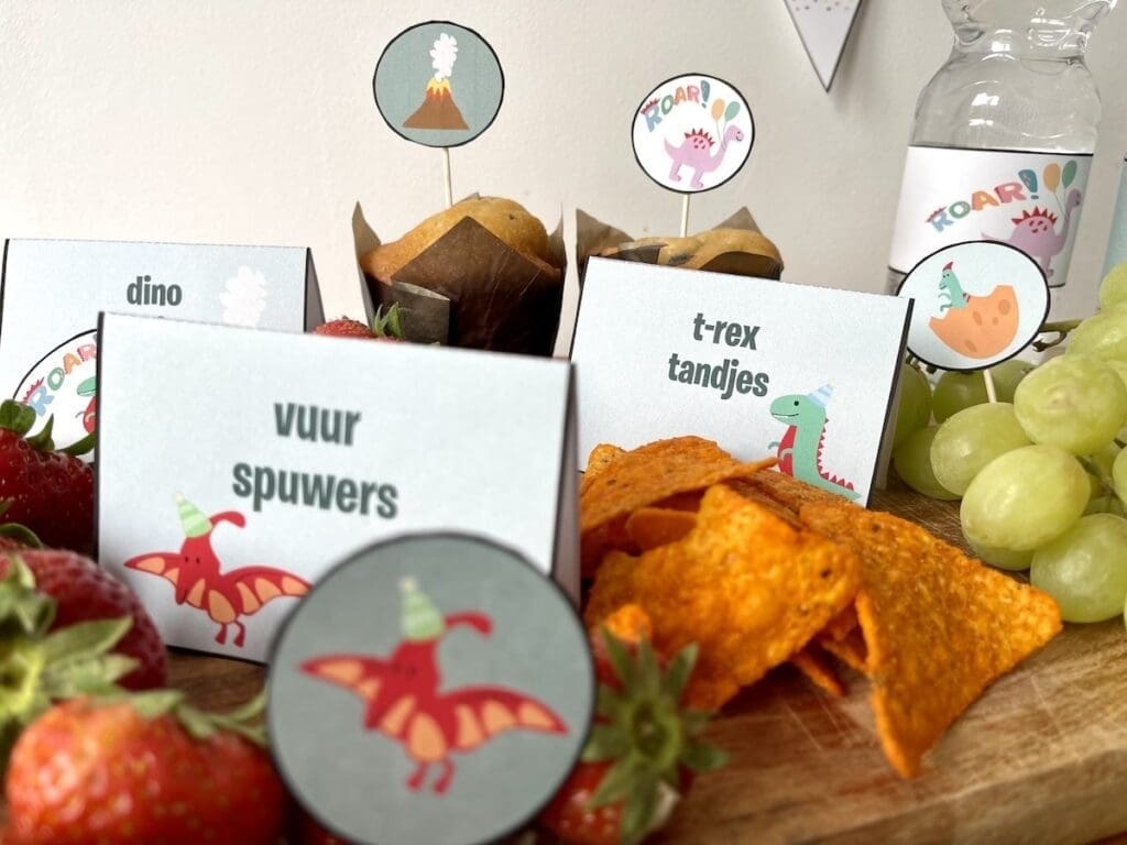 dino kinderfeestje traktatie