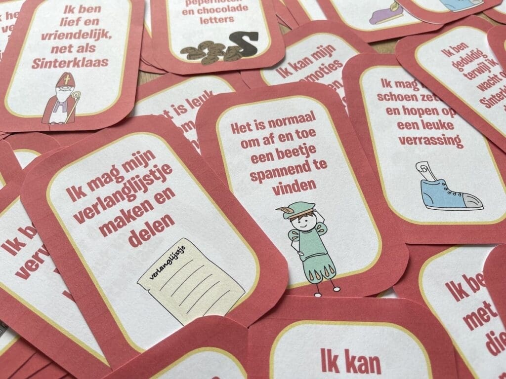 Affirmatie kind Sinterklaas