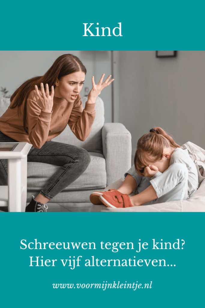 Schreeuwen tegen je kind