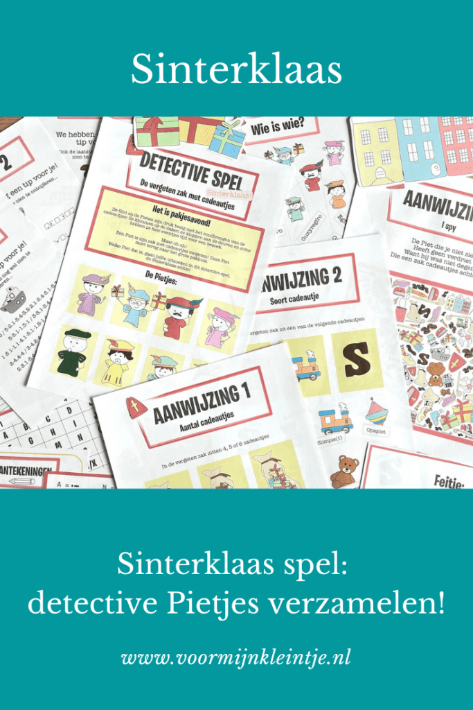 Sinterklaas spel pakjesavond