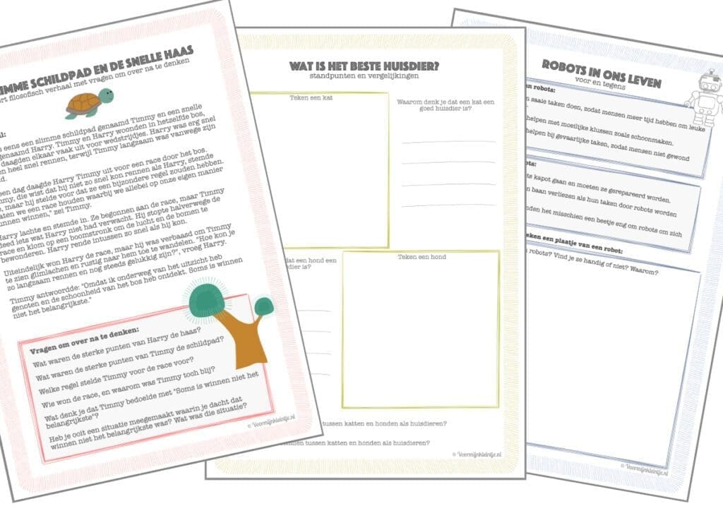 filosoferen met kleuters